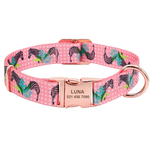 Personalized Custom Printed Engraved Collar