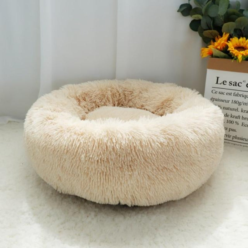 Fluffy Plush Calming Bed