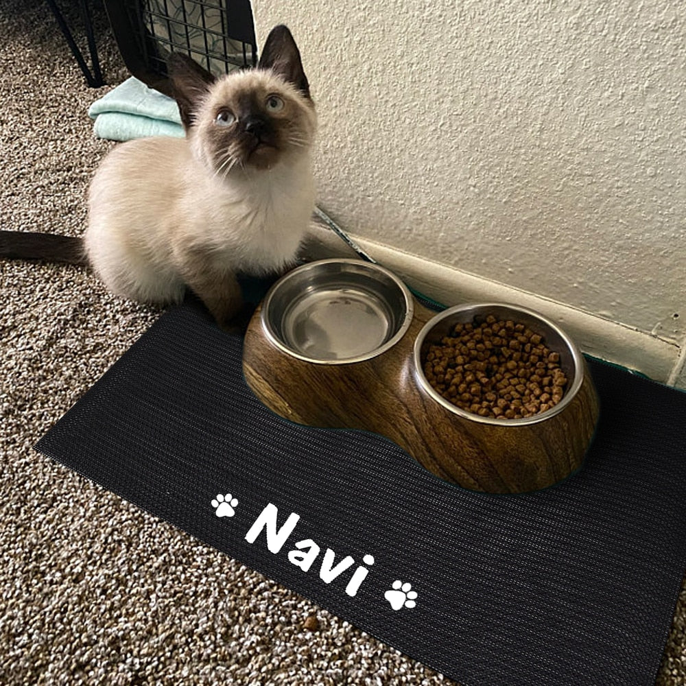 Personalized Pet Feeder Pad
