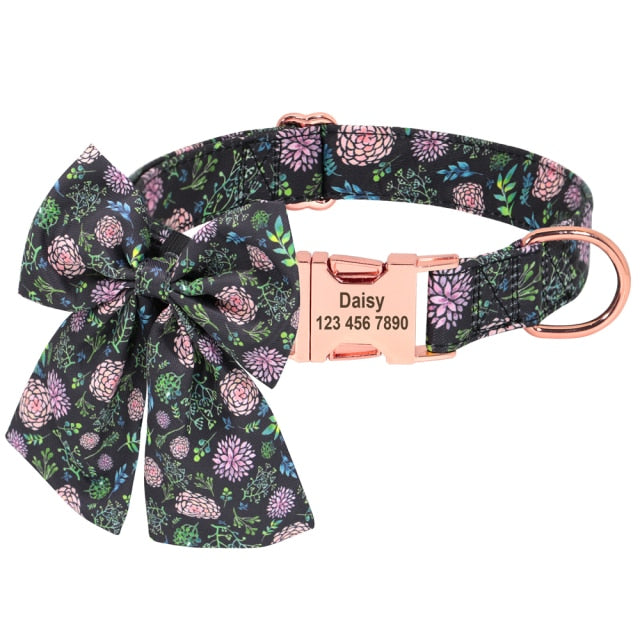 Personalized Bowknot Collar