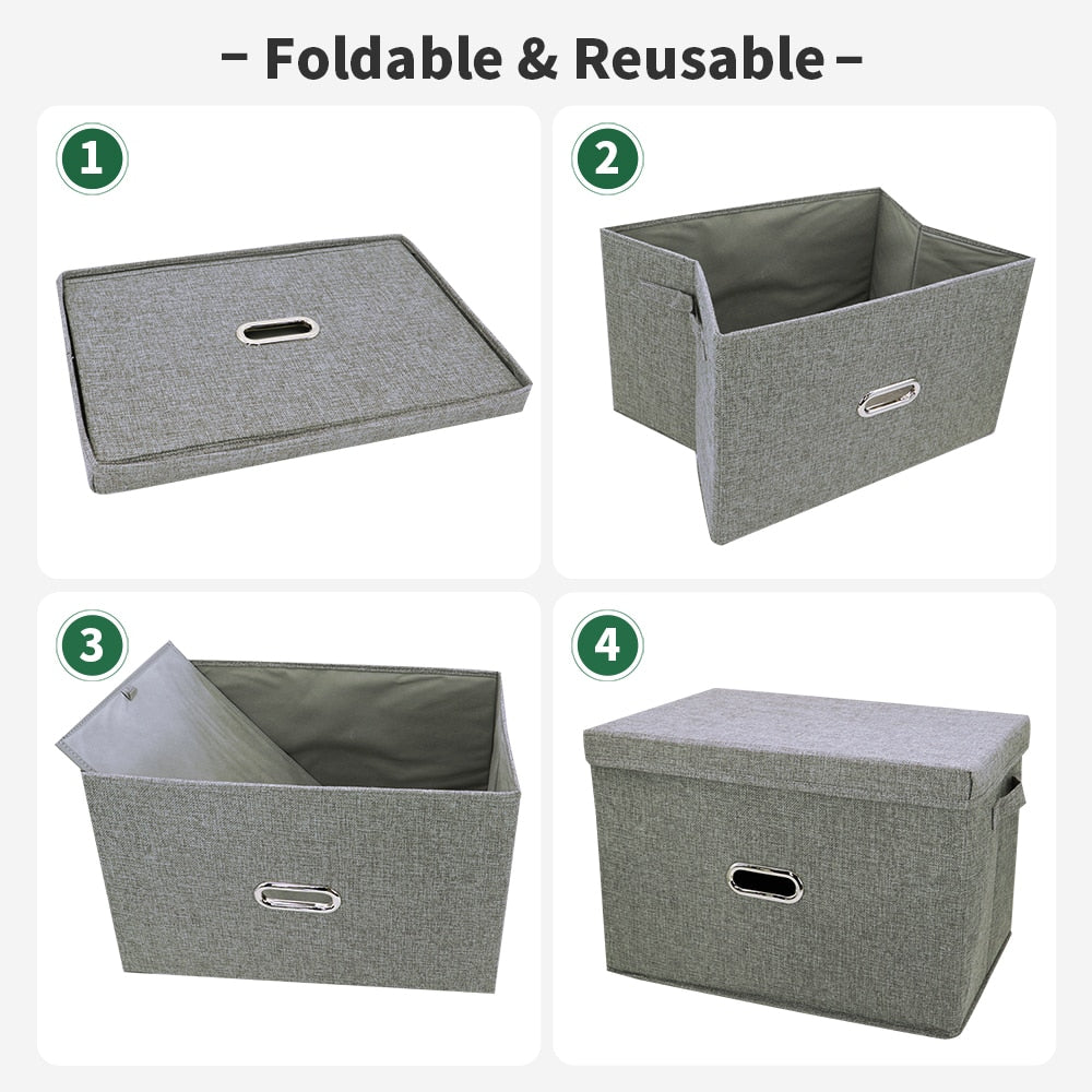 Personalized Pet Folding Storage Box With Lid