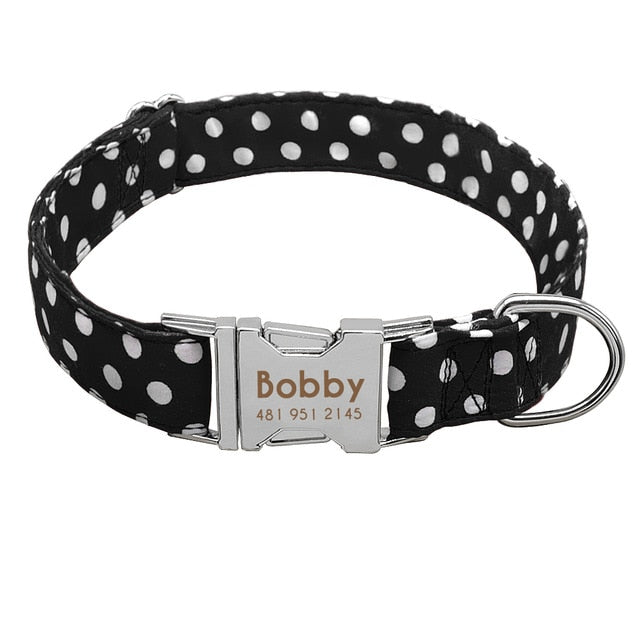 Personalized Polka Dot Collar-Pawsitivetrends