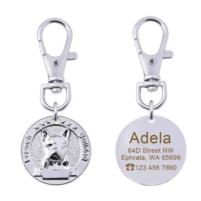 Personalized Stainless Steel Breed ID Tag-Pawsitivetrends