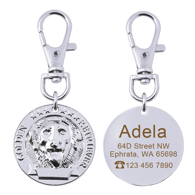 Personalized Stainless Steel Breed ID Tag-Pawsitivetrends