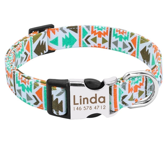 Personalized Engraved Printed Dog Collar-Pawsitivetrends